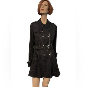 Betsey Johnson Y2K era Moto style Jacket Goth Craft